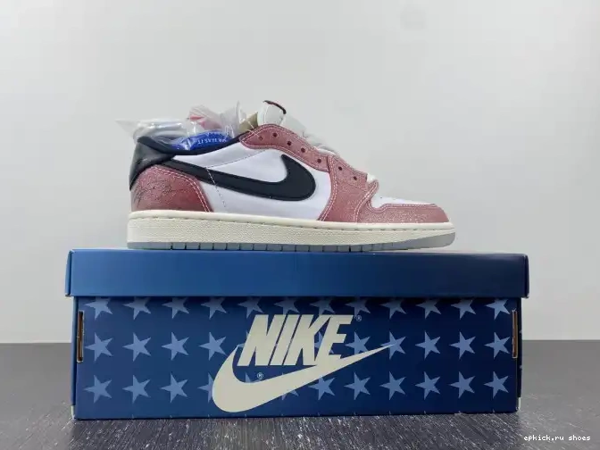 Rep X JORDAN TROPHY LOW BLACK' 1 AIR OG ROOM FN0432-017 'RED 0424